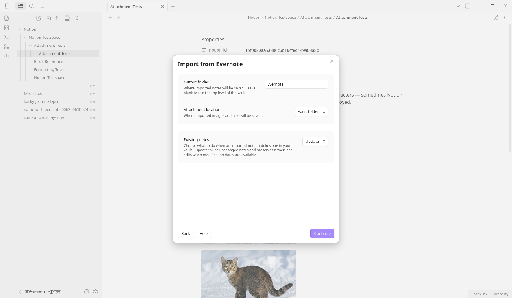 Evernote ön çalıştırma Çıkış klasörü Evernote ve ek ayarları